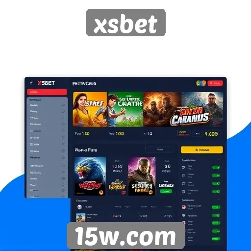 interface do xsbet é amigável e fácil de navegar